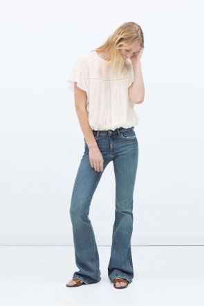 Flared jeans